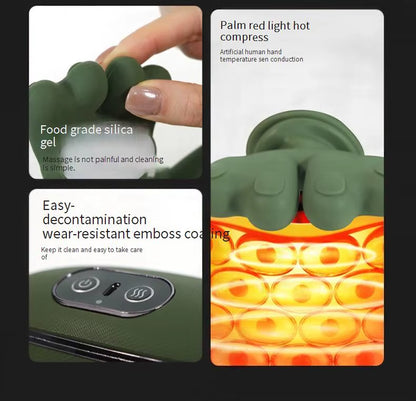 N7 Portable Wireless Brushless Motor Heated Vibration Kneading Real Touch Feeling Ultra-Quiet Shoulder Siaasoo Neck Massage